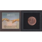 Vaticano 2023 Cartera Oficial Estuche Cartón Moneda 20€ Arte y Fe
