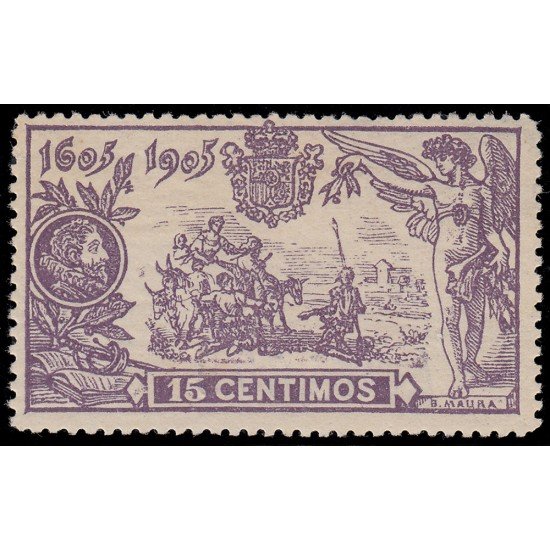 España Spain  259 1905 El Quijote Cervantes MNH