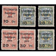 Barcelona Telégrafos NE 1/6 1930-34 Ayuntamiento Barcelona MNH