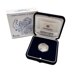 Vaticano 2022 5€ Pietro plata Vaticano 2022 5€ Pietro plata