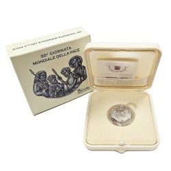 Vaticano 2017 5€ proof Dia mundial de la paz plata Vaticano 2017 5€ proof Dia mundial de la paz plata