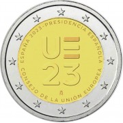 España 2023 2 € euros conmemorativos Presidencia UE