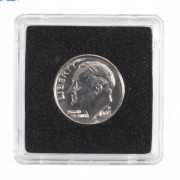 Leuchtturm 368597 Cápsulas de monedas QUADRUM 10 mm, paquete de 10