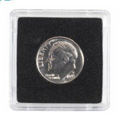 Leuchtturm 368599 Cápsulas de monedas QUADRUM 12 mm, paquete de 10