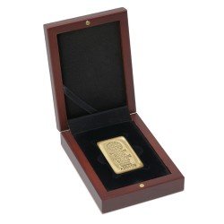 Leuchtturm 368375  Estuche VOLTERRA para 1x lingote de oro 250g, color caoba