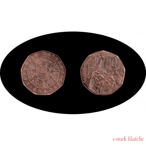 Austria 2016 moneda 5€ euros Concierto de Viena de Año Nuevo