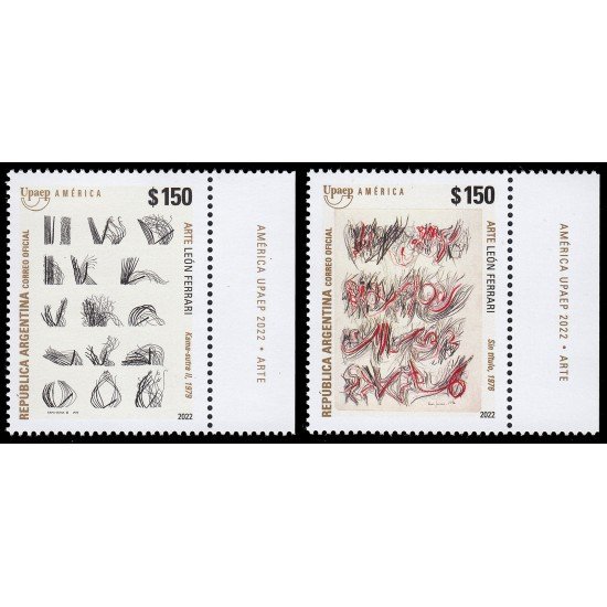 Upaep Argentina 2022 Arte MNH Upaep Argentina 2022 Arte MNH