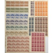 España Spain 547/58 1930 Colon Columbus Hojas completas MNH