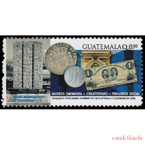 Guatemala 687 2014 Museo numismático de Guatemala MNH