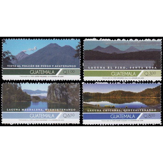 Guatemala 692/95 2014 Paisajes MNH