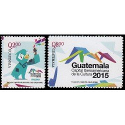Guatemala 704/05 2015 Guatemala capital iberoamericana de la cultura MNH Guatemala 704/05 2015 Guatemala capital iberoamericana de la cultura MNH