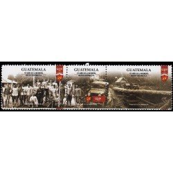 Guatemala 720/22 2015 125 años de la ingeniería militar guatemalteca MNH