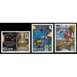 Bolivia 1481/83 2012 Día de la descolonización MNH Bolivia 1481/83 2012 Día de la descolonización MNH