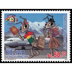 Bolivia 1522 2013 El migrante Boliviano MNH Bolivia 1522 2013 El migrante Boliviano MNH