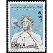 Bolivia 1528 2013 700 años nacimiento Giovanni Boccaccio MNH