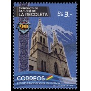 Bolivia 1570 2015 Convento de San José de la Recoleta MNH