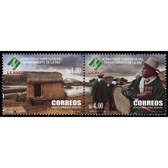 Bolivia 1572/73 2015 Turismo La Paz MNH