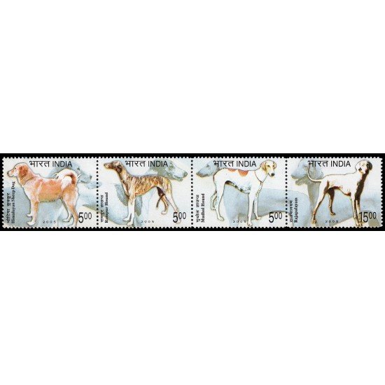India 1835/38 2005 Fauna Perros MNH India 1835/38 2005 Fauna Perros MNH
