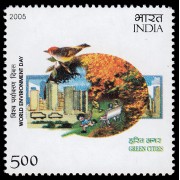 India 1856 2005 Día Mundial del Medio Ambiente MNH