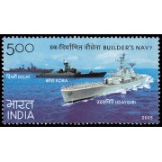 India 1881 2005 Construcción de barcos de guerra MNH