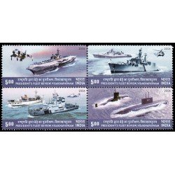 India 1889/92 2006 Revisión presidencial de la Flota Naval India MNH India 1889/92 2006 Revisión presidencial de la Flota Naval India MNH