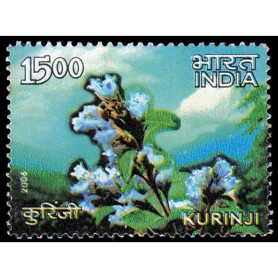 India 1910 2006 Flora Planta Kurinji MNH India 1910 2006 Flora Planta Kurinji MNH