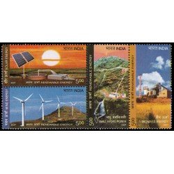 India 2005/08 2007 Energías Renovables MNH India 2005/08 2007 Energías Renovables MNH
