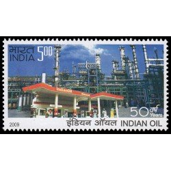 India 2144 2009 50 años compañía petrolera Indian Oil MNH India 2144 2009 50 años compañía petrolera Indian Oil MNH