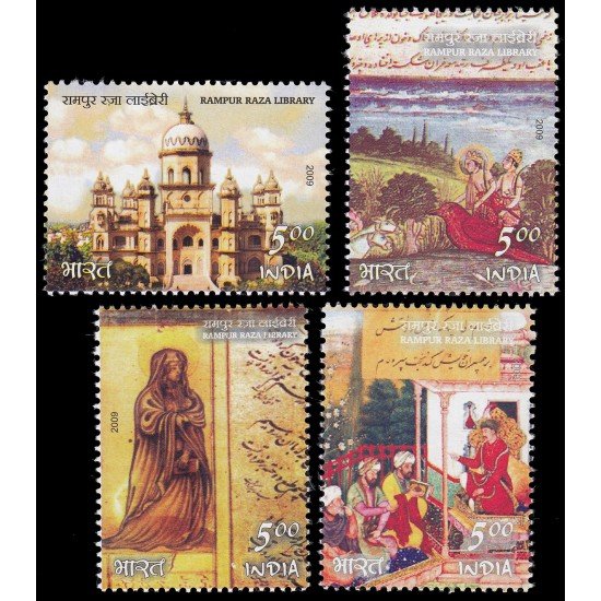 India 2140/43 2009 Biblioteca Rampur Raza MNH India 2140/43 2009 Biblioteca Rampur Raza MNH