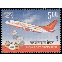 India 2176 2009 Transporte aéreo de correo MNH India 2176 2009 Transporte aéreo de correo MNH