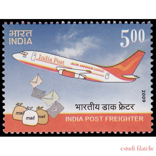 India 2176 2009 Transporte aéreo de correo MNH