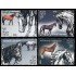 India 2188/91 2009 Caballos Indios MNH