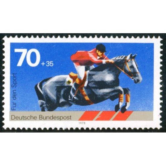 DEP6 Alemania Federal  Nº 815  1978 Sorteo para el deporte Lujo