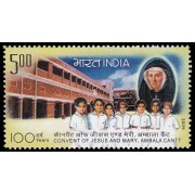India 2207 2009 100 años Convento del Sagrado Corazón de jesús y María, Ambala Cantt MNH
