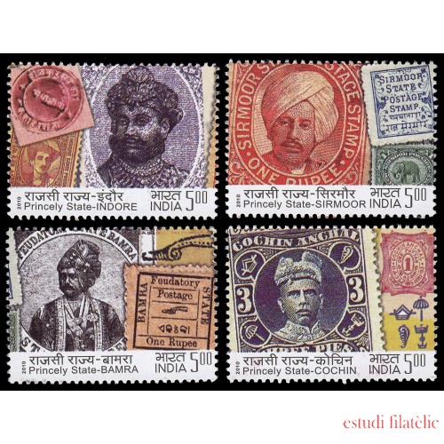 India 2276/79 2010 Estados y Príncipes MNH