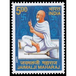 India 2351 2011 Personalidades Jaimalji Maharaj MNH India 2351 2011 Personalidades Jaimalji Maharaj MNH