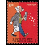 India 2551 2013 Prensa 175 años de The Times en India MNH