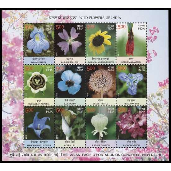 India 2477/88 2013 Flores MNH