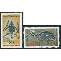FAU5/S Alemania Federal Germany Nº 821/22 1978 Patrimonio arqueológico-Fósiles-Lujo FAU5/S Alemania Federal Germany Nº 821/22 1978 Patrimonio arqueológico-Fósiles-Lujo