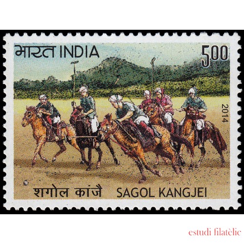 India 2597 2014 Deporte Polo Sagol Kangjei MNH