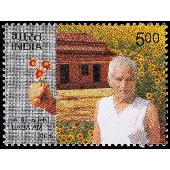 India 2601 2014 Personalidades Baba Amte MNH
