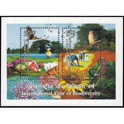 India HB 78 2010 Año Internacional de la Biodiversidad MNH India HB 78 2010 Año Internacional de la Biodiversidad MNH