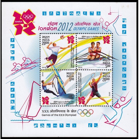 India HB 98 2012 Juegos Olímpicos de Londres MNH India HB 98 2012 Juegos Olímpicos de Londres MNH