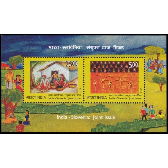 India HB 113 2014 India-Eslovenia MNH India HB 113 2014 India-Eslovenia MNH