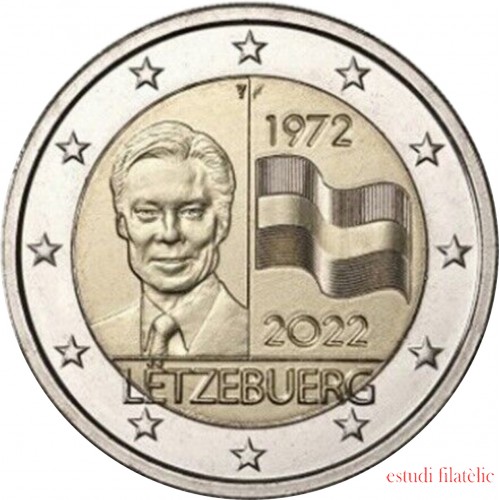 Luxemburgo 2022 2 € euros conmemorativos Bandera 
