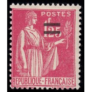 France Francia 483d 1940-41 paz paix Sólo barras Firmado Ceres MNH