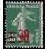 France Francia 476a 1940-41 Semeuse Doble sobrecarga MNH