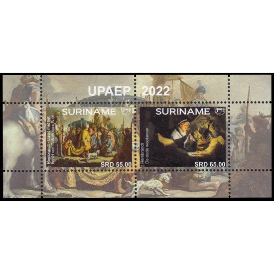 Upaep Suriname 2022 Pinturas MNH Upaep Suriname 2022 Pinturas MNH