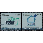El Salvador 1829/30 2012 Elecciones 2012 Voto MNH 