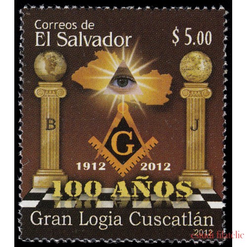 El Salvador 1835 2012 Gran Logia Cuscatlán MNH
